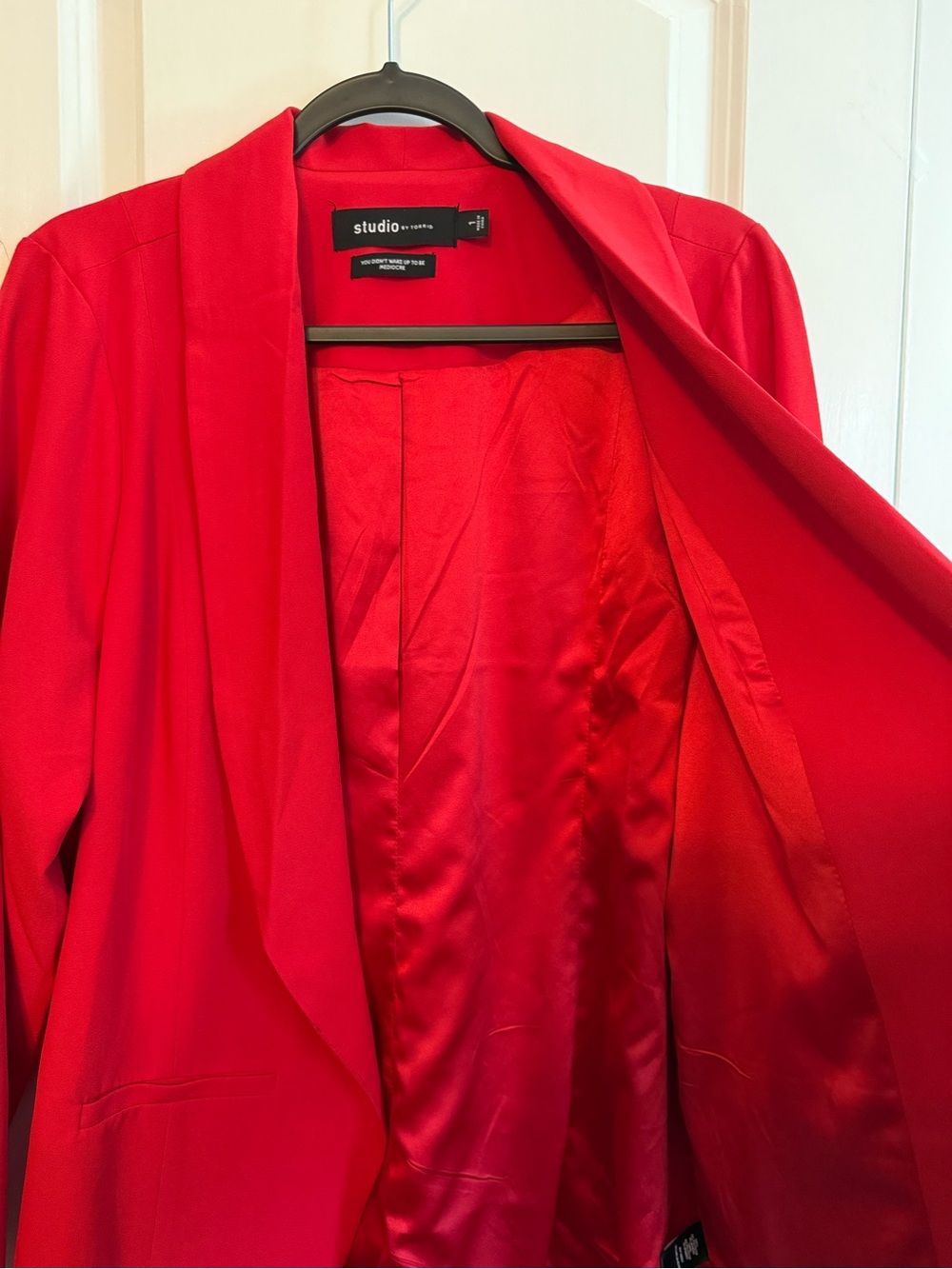 Studio by Torrid Red Blazer - Picture 6 of 7